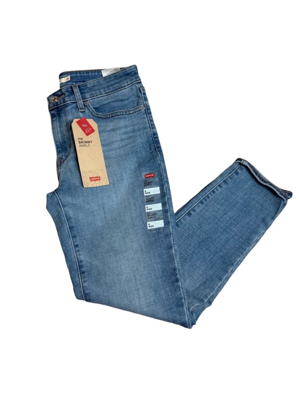 SOLD Levi’s 711 Skinny Ankle Sculpt Jeans NWT Women’s Size 28